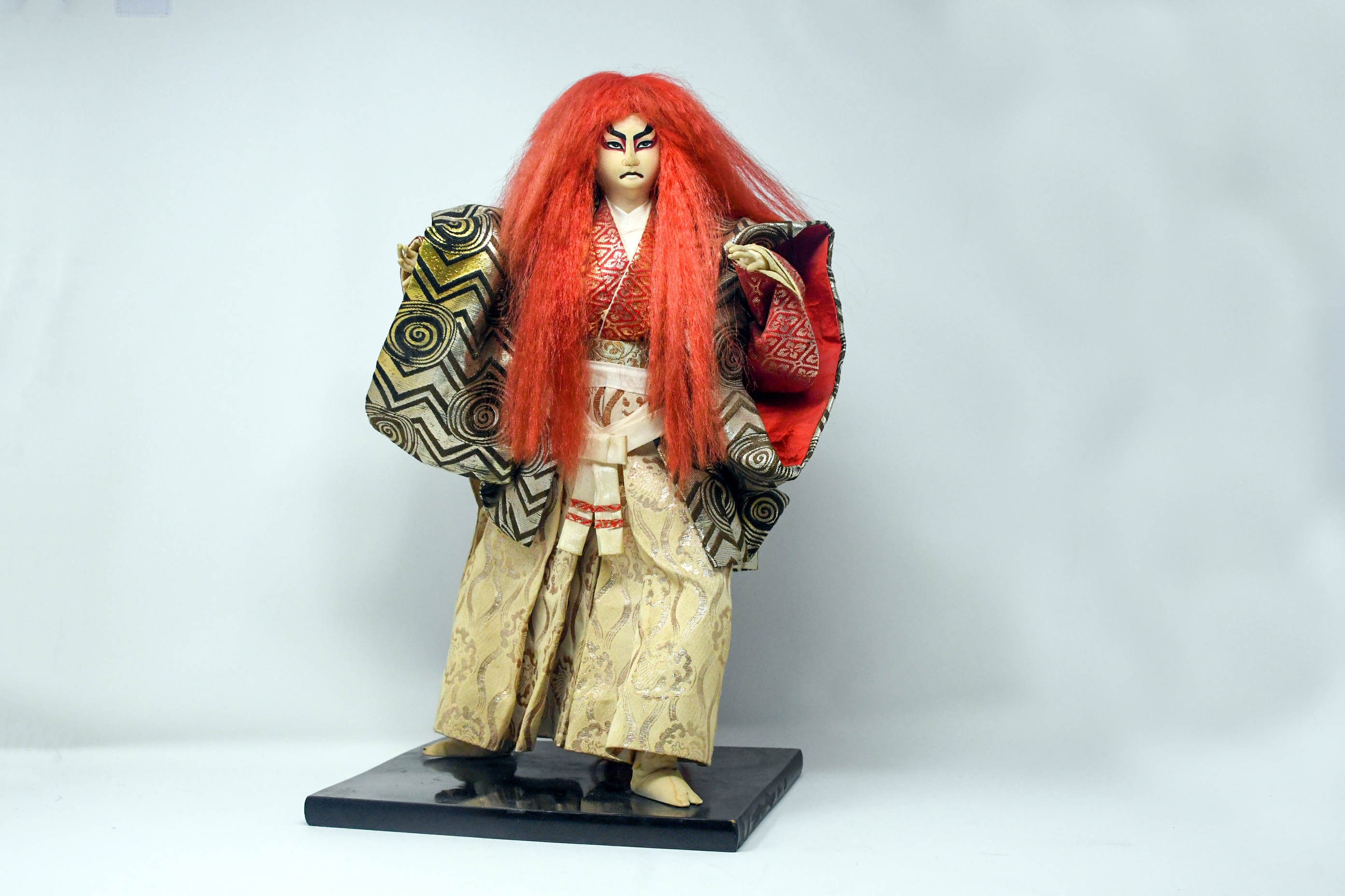 日本の手作り人形 れんしし れんじし Japanese doll かぶき
