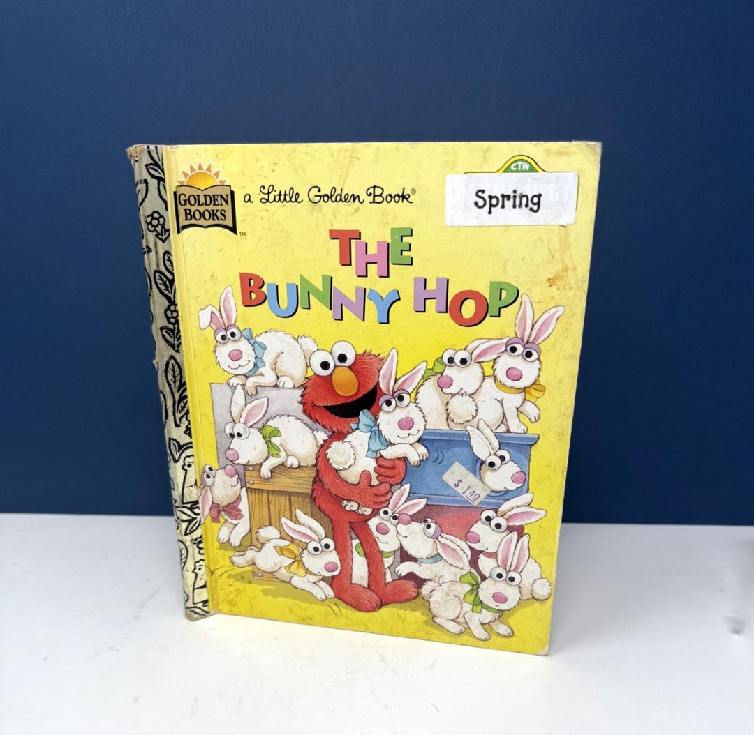 Vintage Sesame Street the Bunny Hop - A Little Golden Book - 1997 - Jim ...