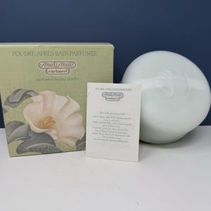 Vintage Anais Anais Perfumed After Bath Dusting Powder by Cacharel - Original Box - French Dusting Powder - 5.29 oz - 150 grams Collectible
