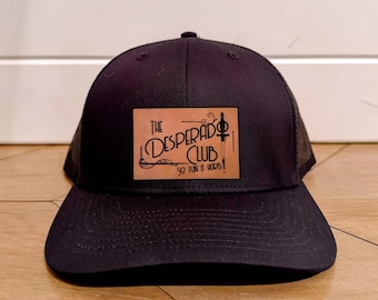 Desperado Club Hat | Dungeon Crawler Carl Inspired Patch Hat | Richardson 112 Trucker Cap | Nerdy Bookish Gift | So Fun It Hurts Hat