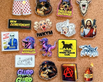 Dungeon Crawler Carl Acrylic Pins | Princess Donut, Mongo, Prepotente Designs (18 Designs)
