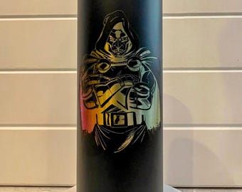 Doctor Doom - Engraved Tumbler - 20oz Slim