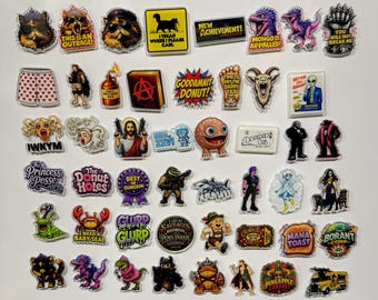 Dungeon Crawler Carl Magnets | Acrylic Fridge Magnets | Nerdy Magnet Set | Gaming Decor | Geek Gift | DCC Collection (48 Designs)