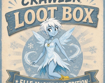 Dungeon Crawler Carl Gift Box | Elle McGibbons Crawler Loot Box | DCC LitRPG Merch & Collectibles | Fantasy Book Lover Gift