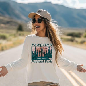 Comfort Colors Long Sleeve | Mythical Forest National Park Shirt