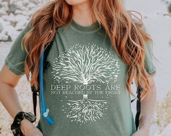 Comfortkleuren | Shirt met diepe wortels