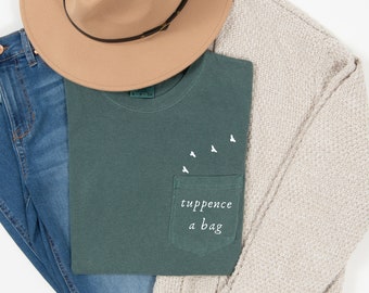 Comfort Colors Pocket Shirt | Feed the Birds