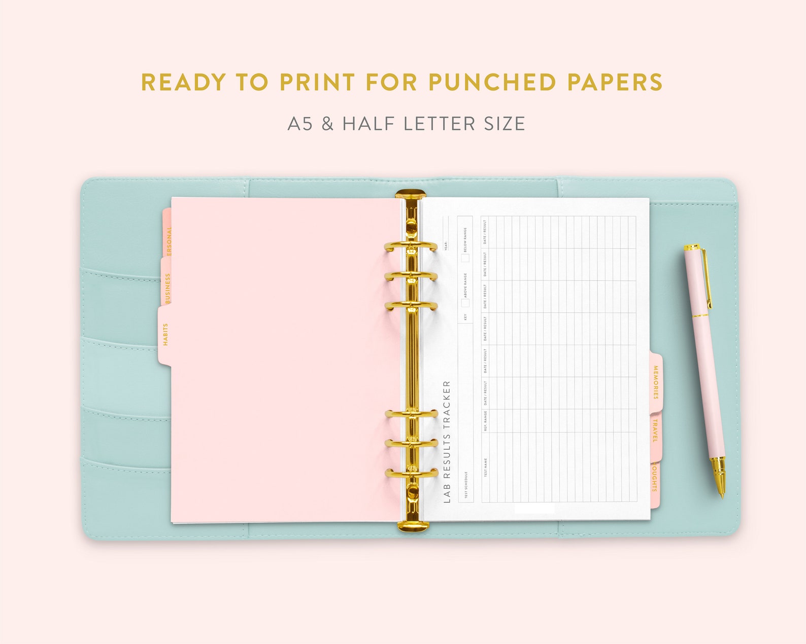 Printable Lab Results Tracker Annual Lab Results Chart Lab | Etsy