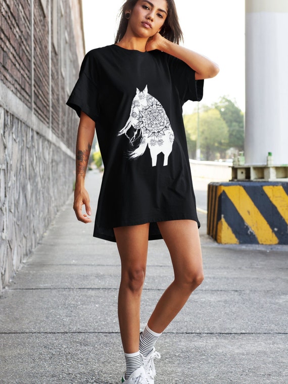 horse print shirt dress Horse Print Shirt Dress