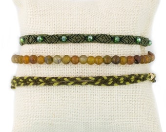 LoveStoned Solar Plexus Chakra - Brown Agate (Set of 3)