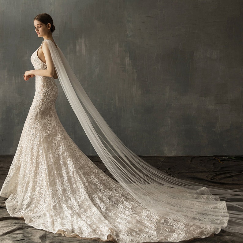 The Anastasia Double-Shoulder Bridal Veil The Anastasia Double-Shoulder Bridal Veil