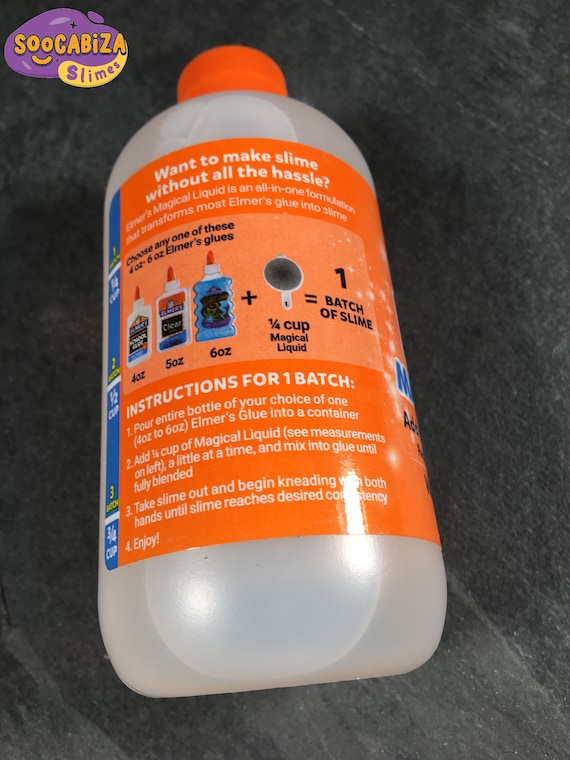 Elmer’s Glue Slime Magical Liquid Activator Solution; 8.75 fl. oz. Bottle;  Homemade Slime, Paper Crafts, Art Work, School, Kids Crafts