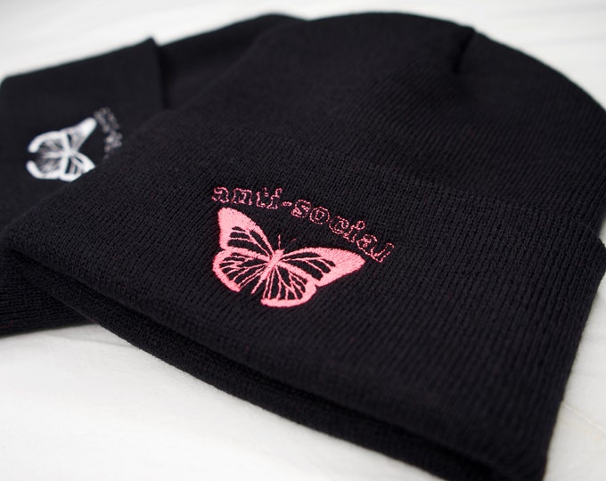 Anti-social Butterfly Beanies