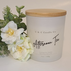 Afternoon Tea Scented Candle Soy Candle Long Lasting Strong