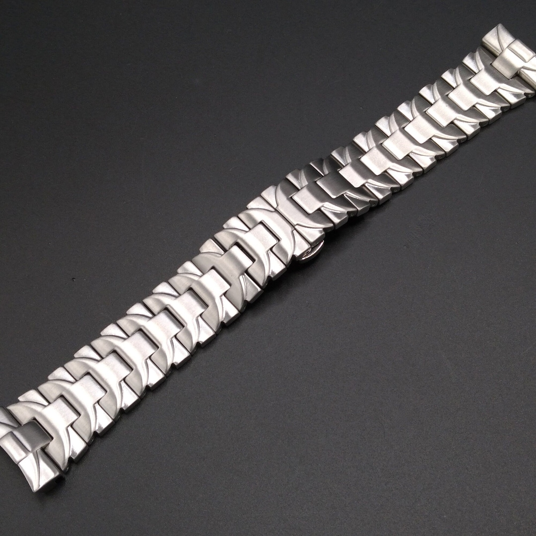 EAMOM Per Tudor Heritage Black Bay Pelagos Bracciali In Argento Cinturino Per Orologio Solido Cinturino In Acciaio Inossidabile 316L Da 22 Mm - Foto 4