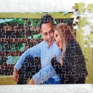 Personalized Puzzle, Personalized Picture Puzzle,  Photo Puzzle, Custom Heart Puzzle, Custom Jigsaw Photo Puzzle, Mother's Day Gift, Puzzle