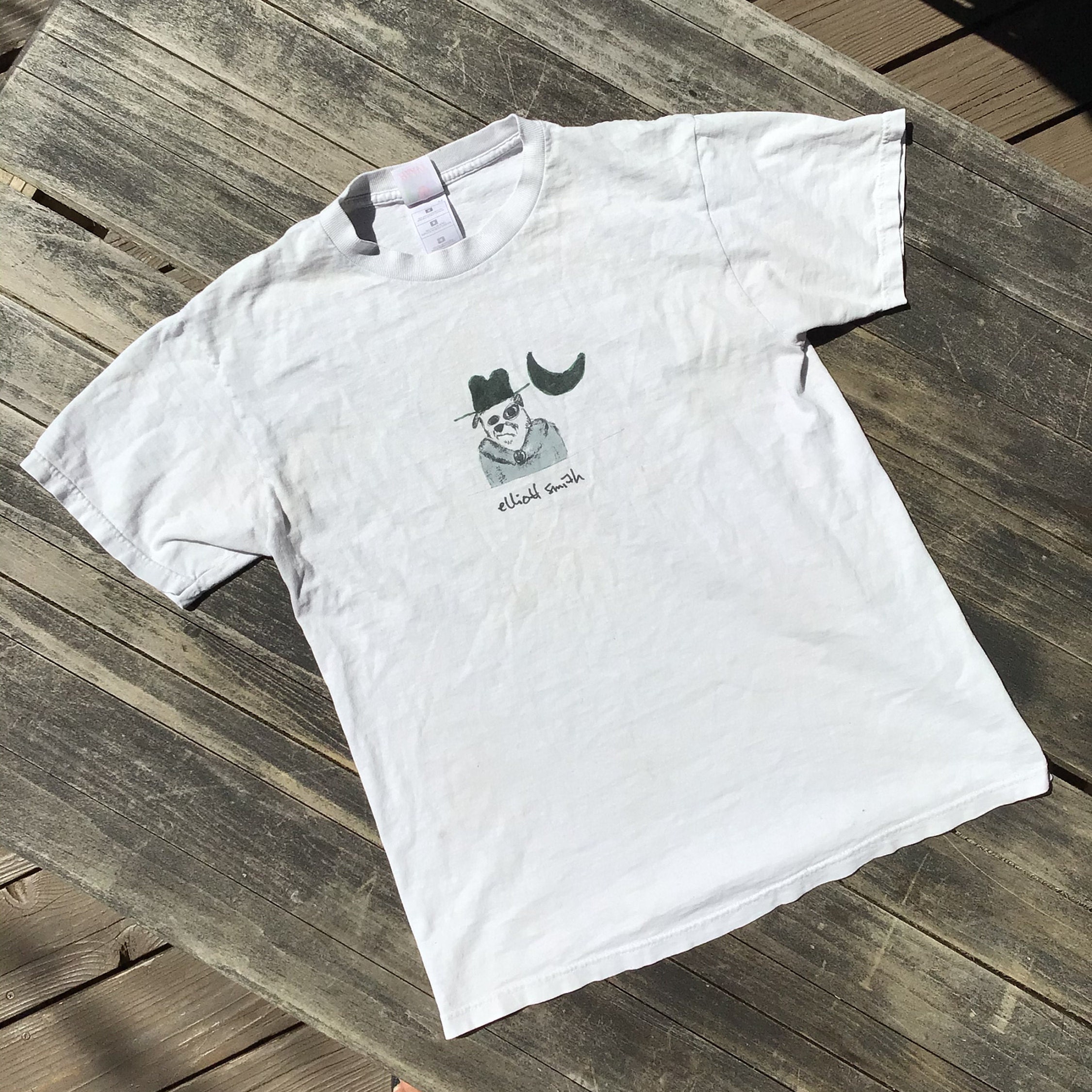 Elliott Smith figuur 8 organisch T-shirt voor kinderen Kleding Unisex kinderkleding Unisex babykleding Tops 