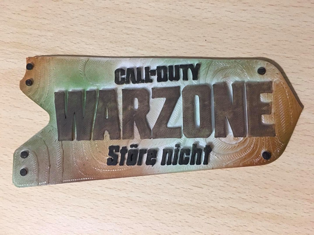Call of Duty WARZONE Plaque - Etsy