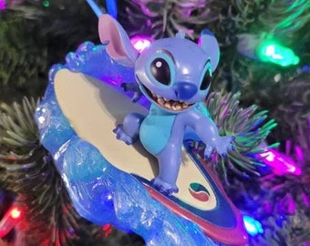 Lilo and Stitch Alien Figure Christmas Ornaments 3 Pc. Set ( Custom )