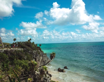Fotografia Tulum, Ruiny Tulum, Ruiny Majów