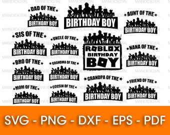 Download Roblox Birthday Svg Etsy
