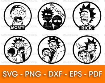 Rick And Morty Svg Etsy
