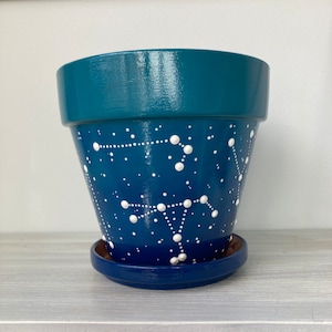 Sunset Constellation Pot in Teal & Navy