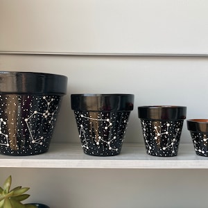 Constellation Pot in Black