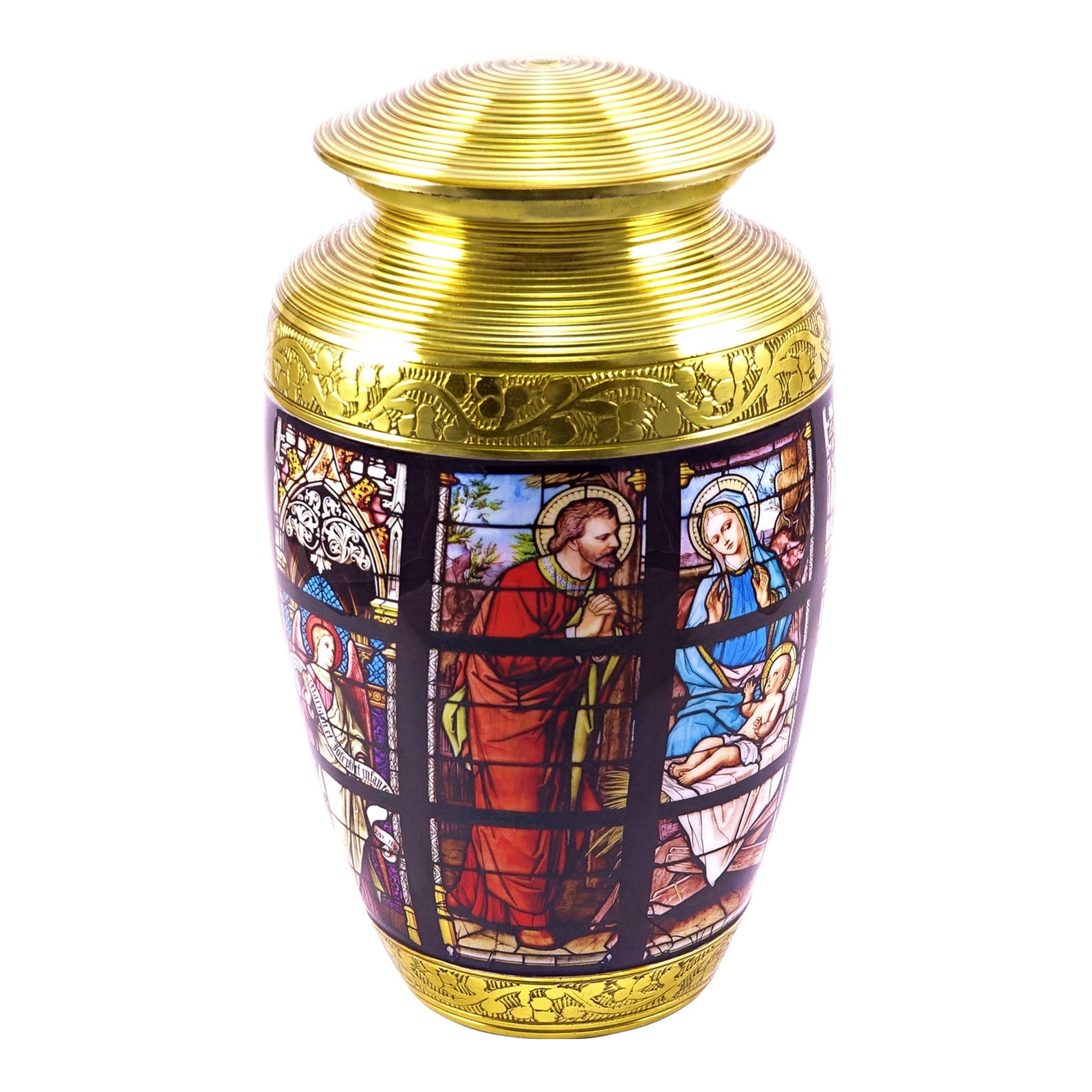 Church Stained Glass Urns Cremation Urns for Human Ashes Adult Urns