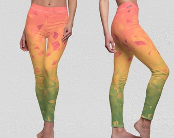 Rainbow Leggings - Yoga Pants - Ombre Leggings for Women