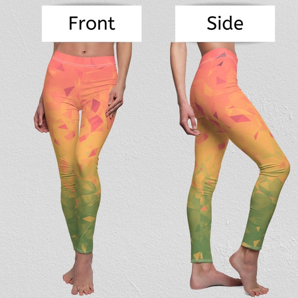 Rainbow Leggings - Yoga Pants - Ombre Leggings for Women