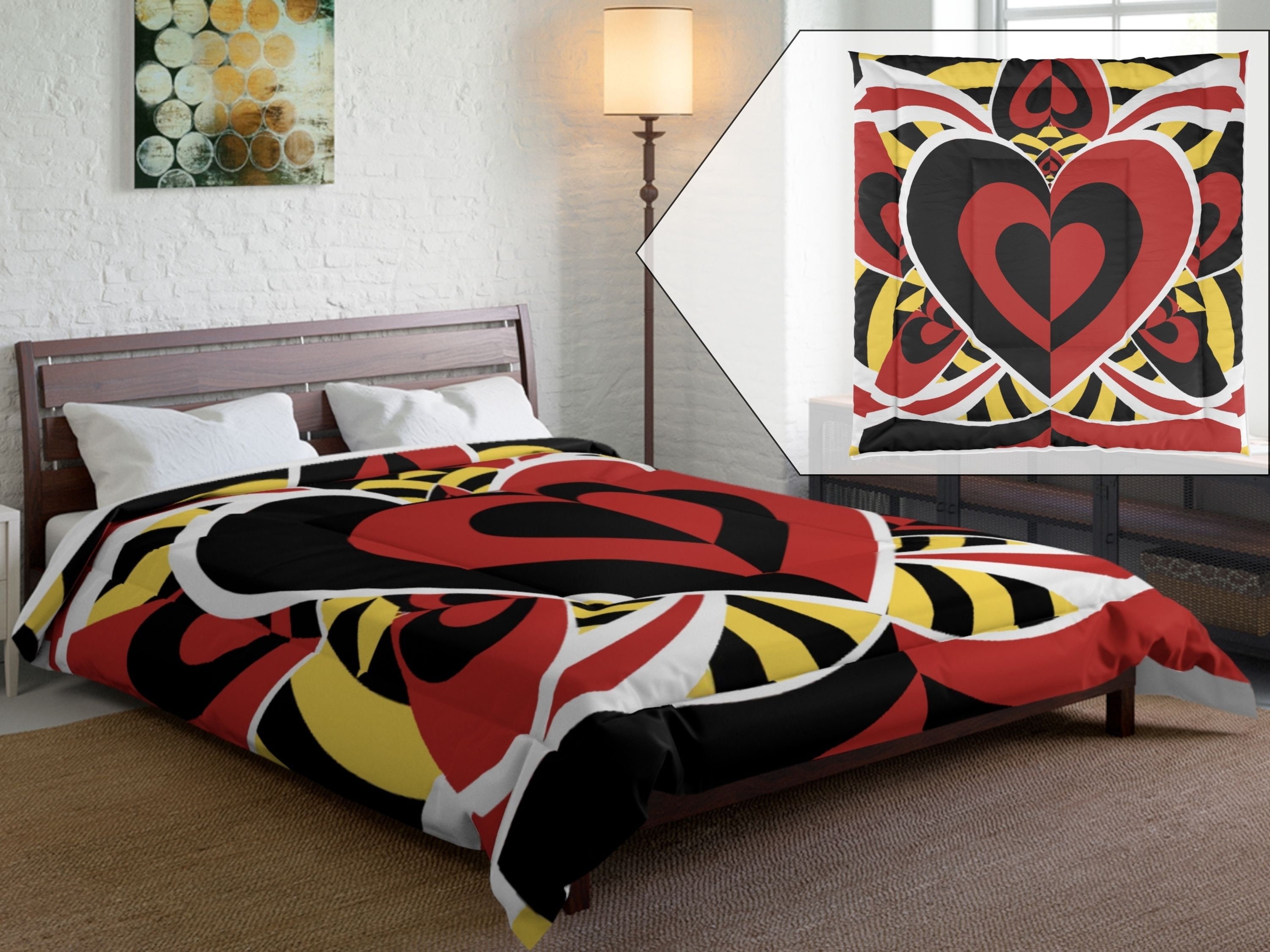 Alice in Wonderland King Bedding - Etsy