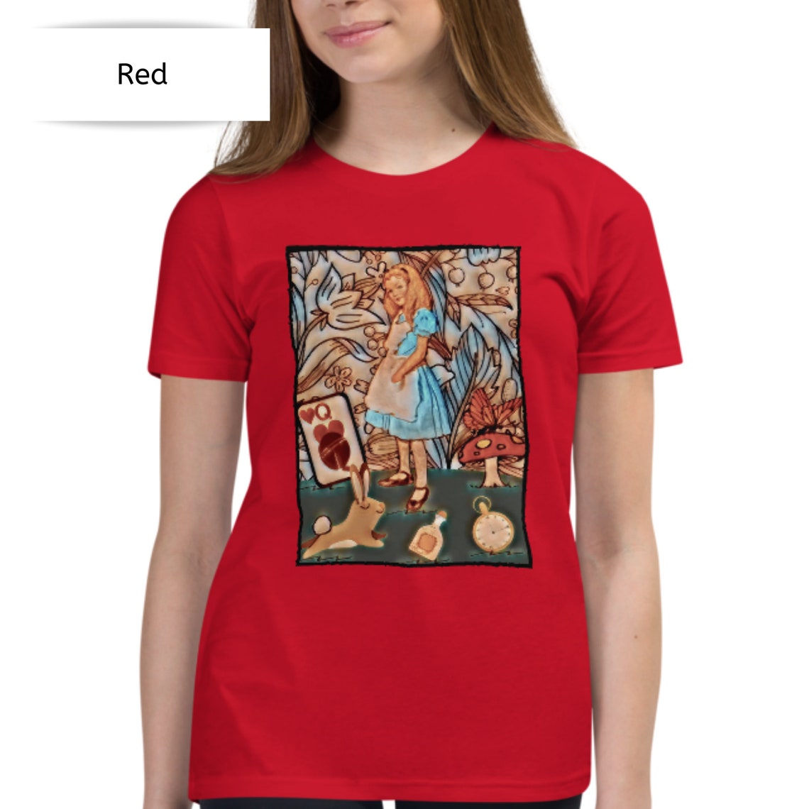 Alice in Wonderland Tshirt Shirt for Kids Etsy UK