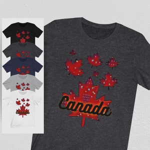 Canada Shirt - Around the World Shirt - Maple Leaf Canada Shirt for Adults