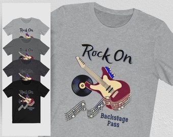 Rock n Roll Shirt - Rollercoaster Shirt for Adults