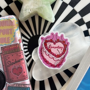 Sticker romantique | Cadeau pour amoureux des livres | Lecteur de charbon | Cadeau lecteur | Sticker Kindle | liseuse | Lecteur de fantasy | marchandise livresque | rat de bibliothèque