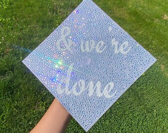 Custom Rhinestone Bedazzled Graduation Cap - Etsy