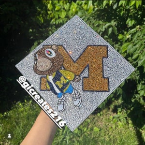 Cal Poly Rhinestone Grad Topper Rhinestone Graduation Cap/topper - Etsy