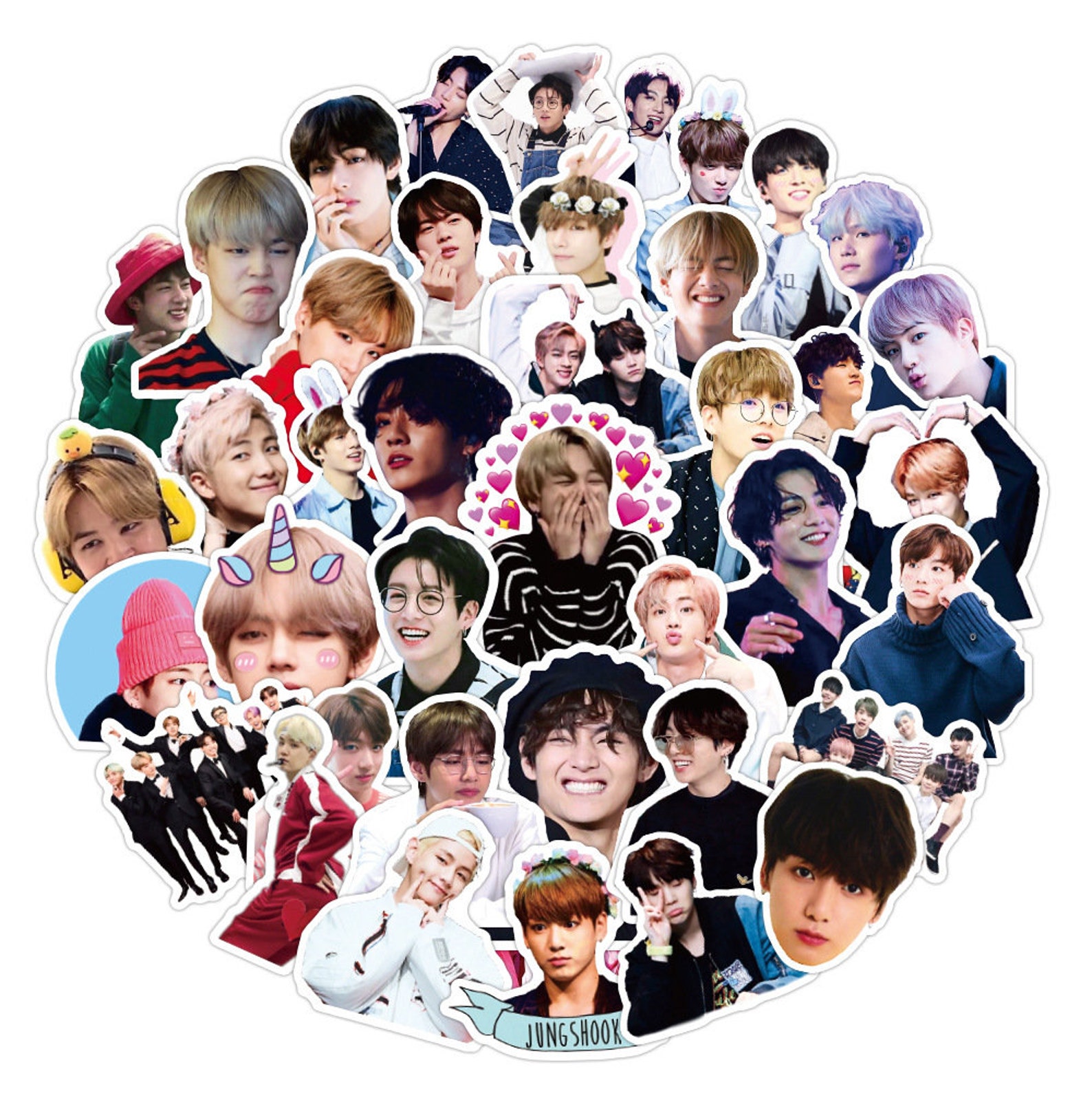 Kpop Stiker BTS Bangtan boys for Luggage Laptop Notebook ...