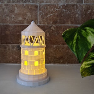 Lighthouse Lamp, Tea Light Lantern, Decorative Light