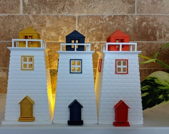 Niagara Lighthouse, Tea Light Lantern, Light