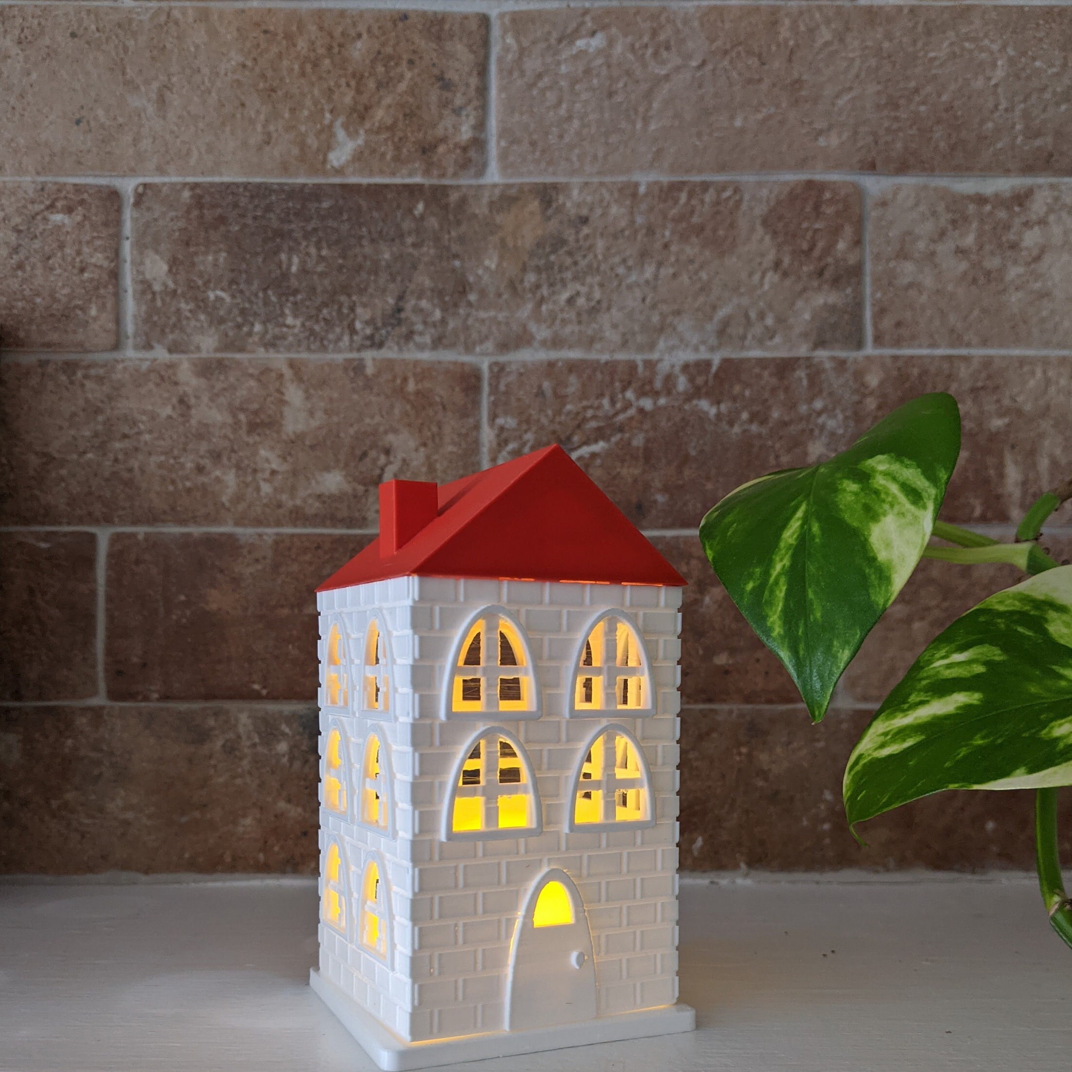 House Lantern Tea Light Lantern House Lamp Etsy