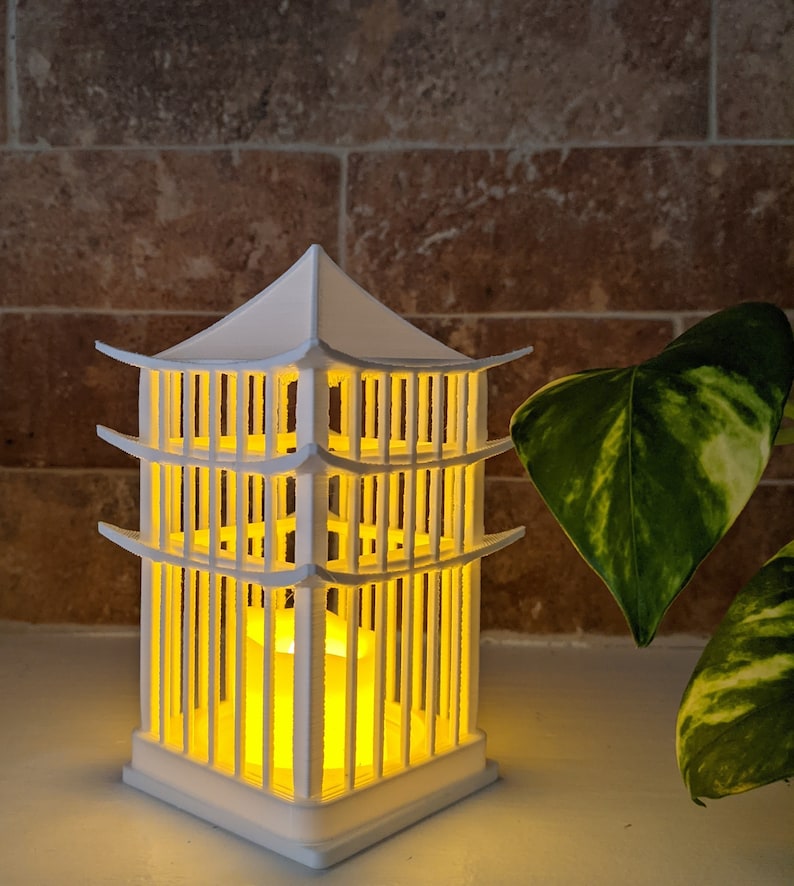 Japanese Lantern Tea Light Lantern Light Etsy