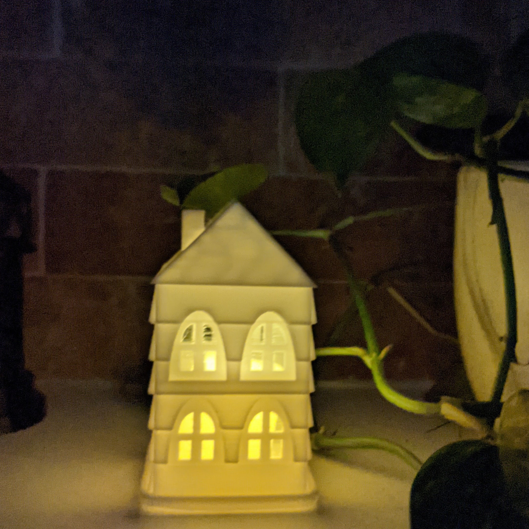House Lantern Tea Light Lantern House Lamp Etsy