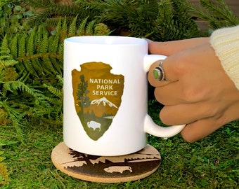 National Park Service Coffee Mug & Coaster Set
