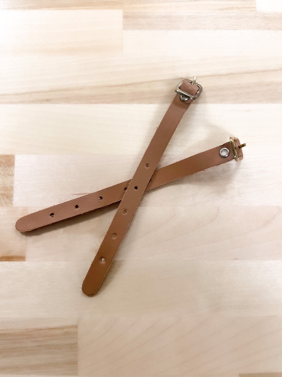 2 Leather Straps for Luggage Tags Etsy
