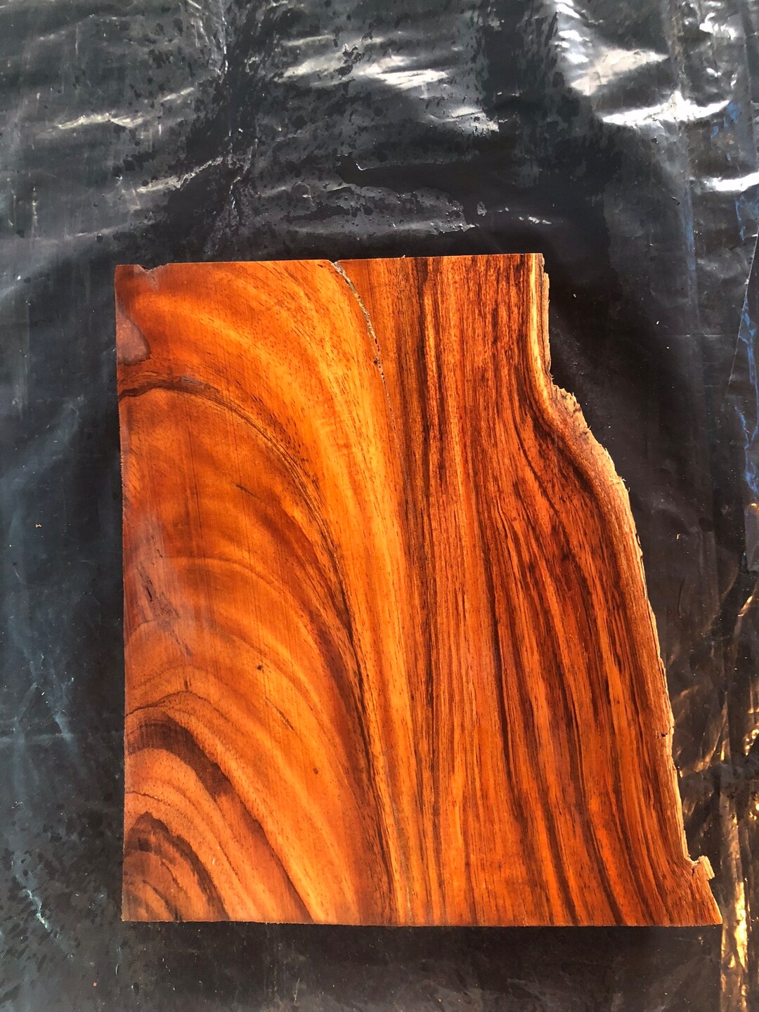 Premium Full Curl Live Edge Koa Etsy