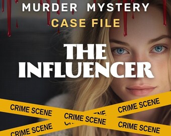 Printable/Play Online Murder Mystery | Date Night Detective Game | Cold Case File | Online Detective Experience