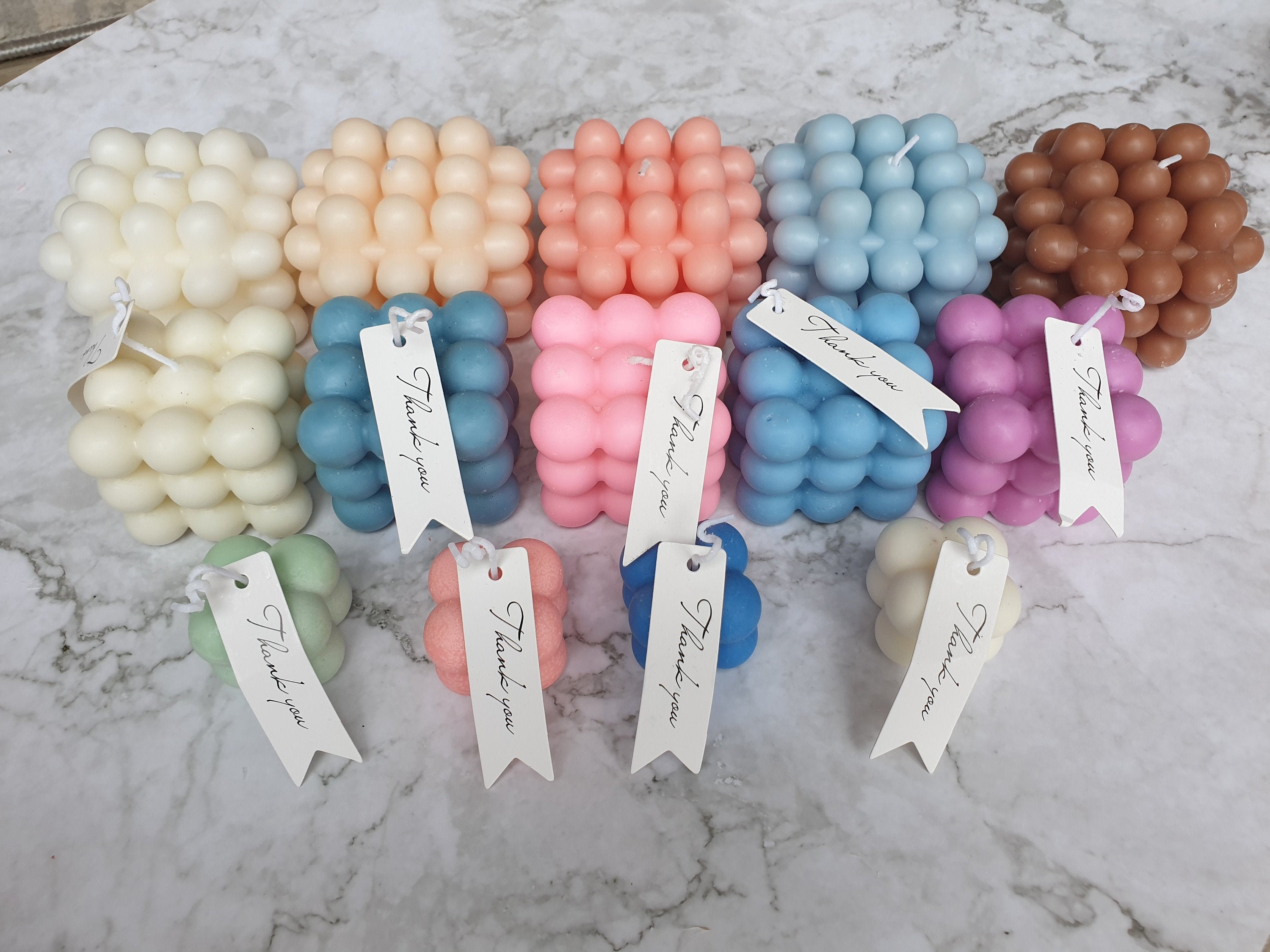 Handmade Small Medium Large Bubble Candle Soy Candle Etsy