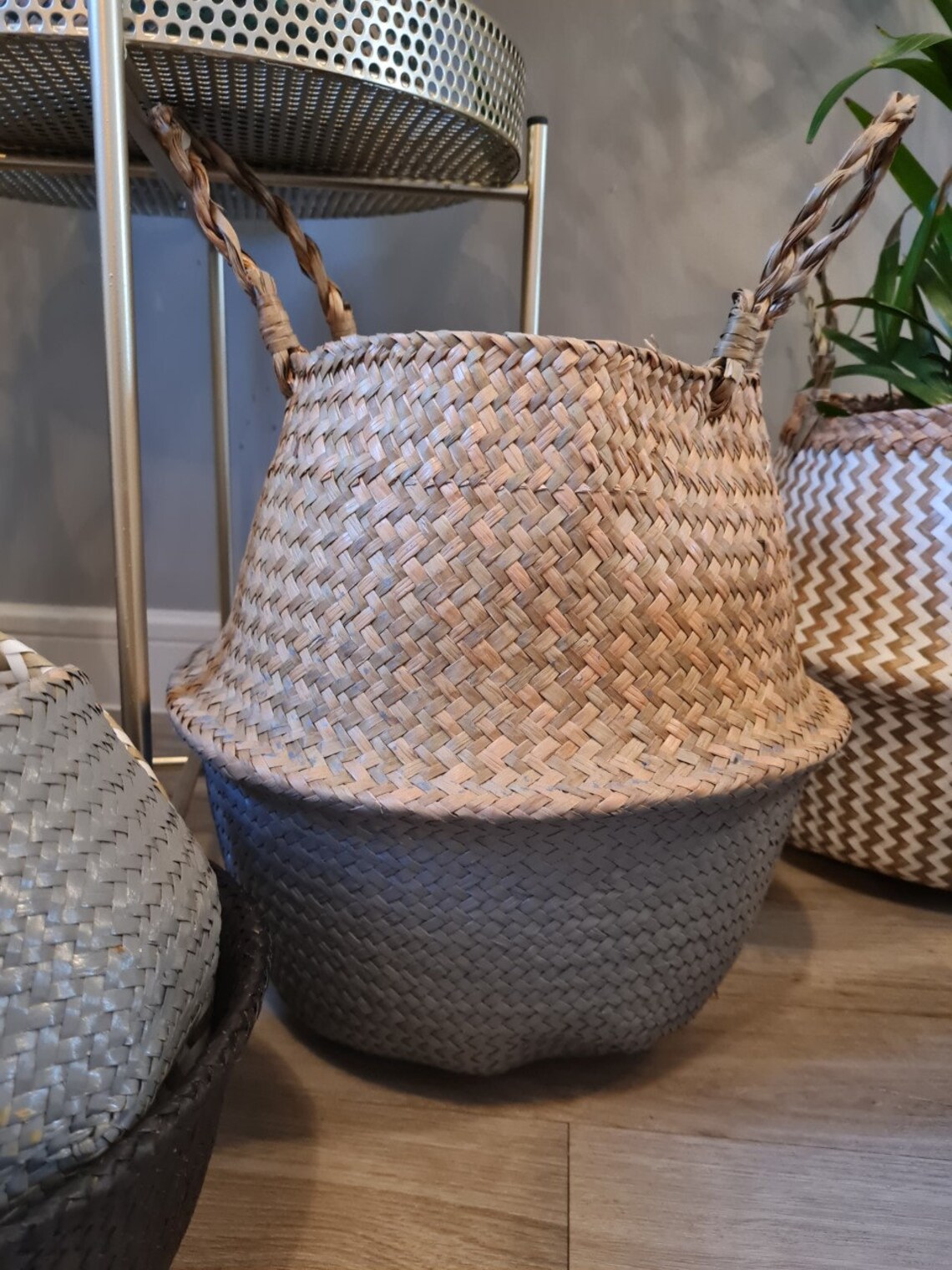 Belly Basket 7 Styles Seagrass Water Hyacinth Storage Etsy